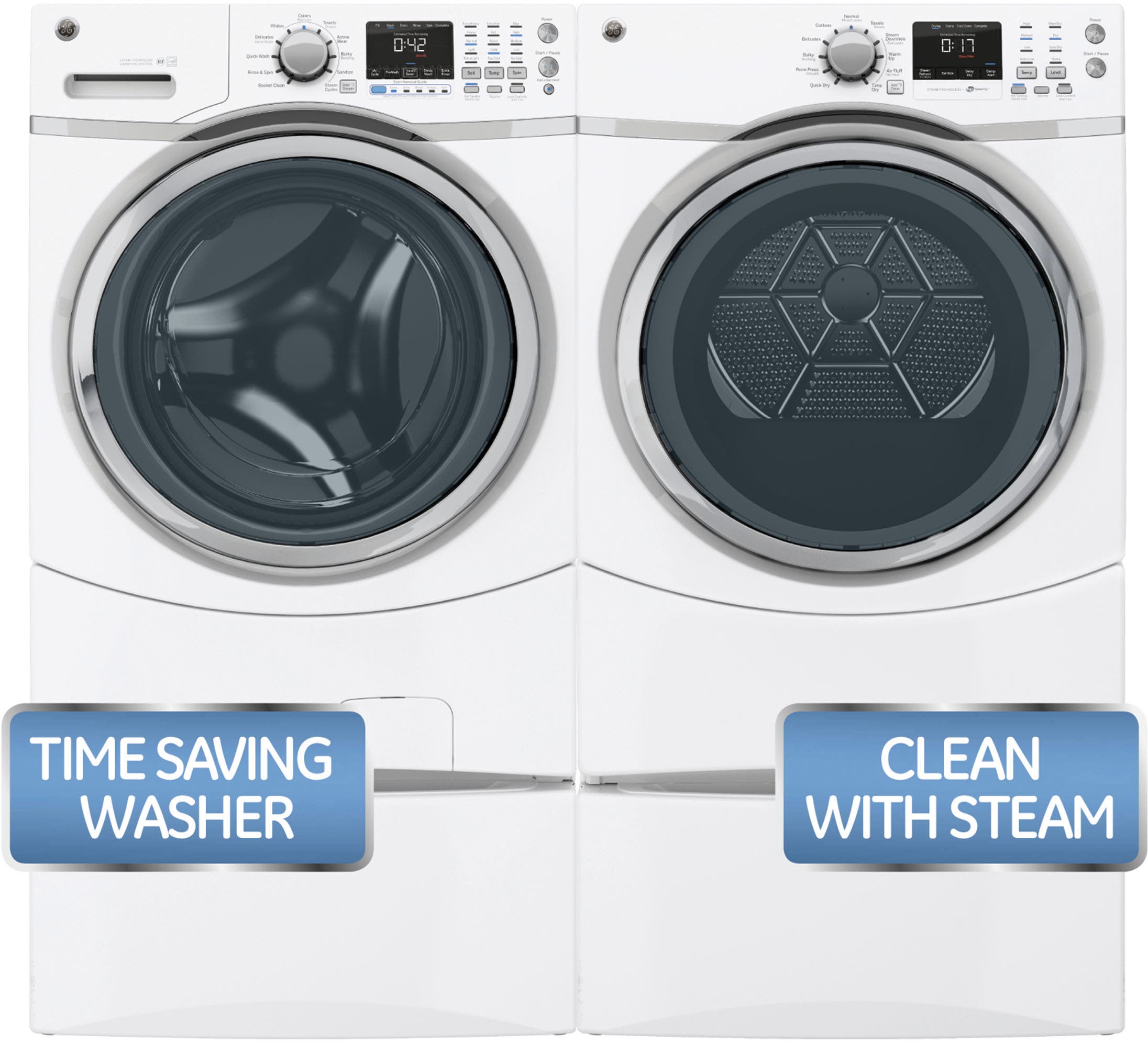 GE GFWS1700HWW White