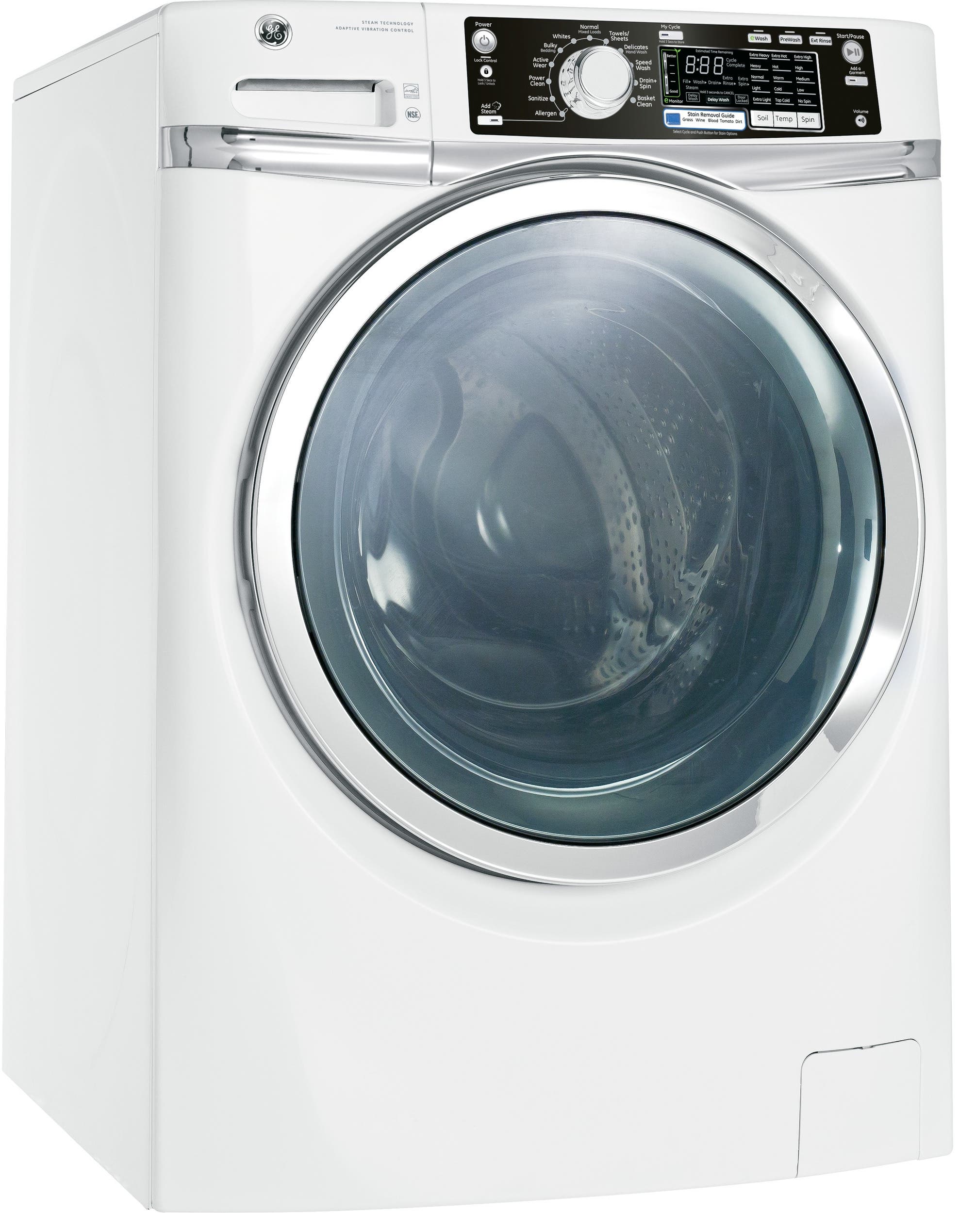 GE GFWS2600FWW White