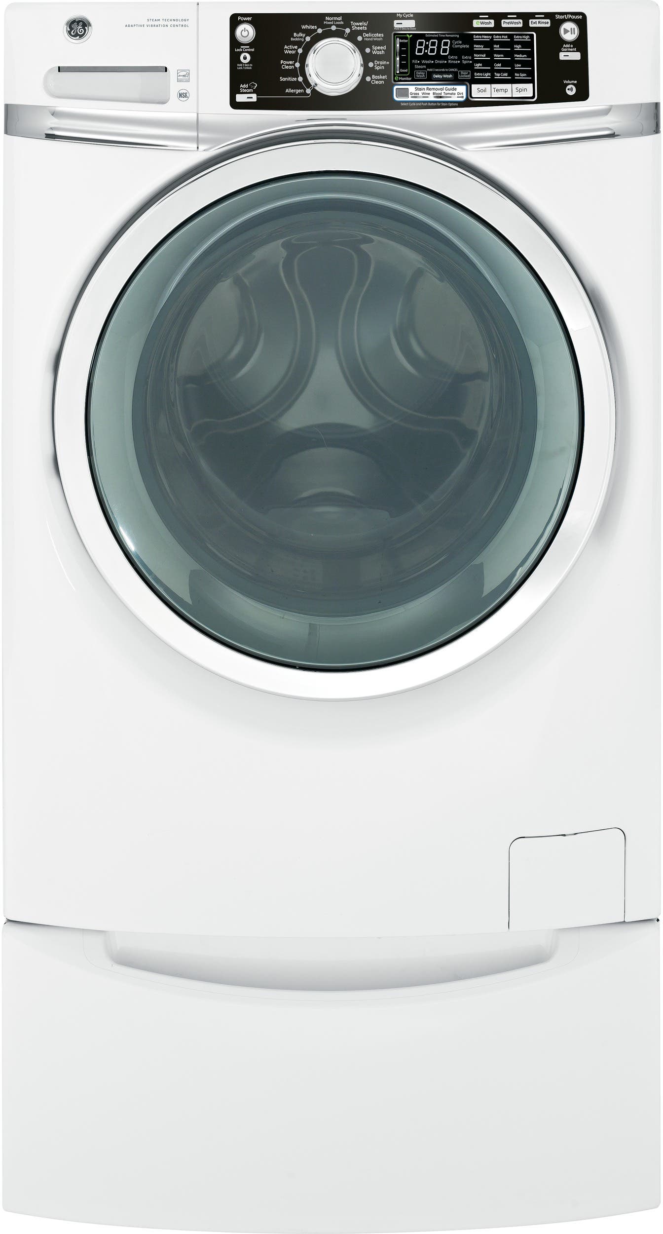 GE GFWS2600FWW White