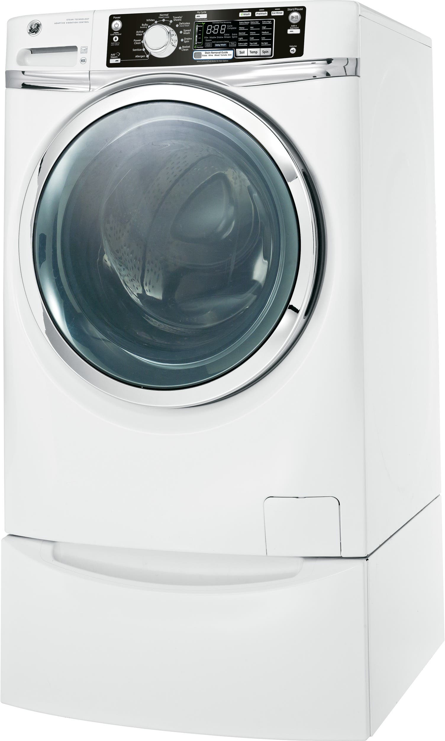 GE GFWS2600FWW White