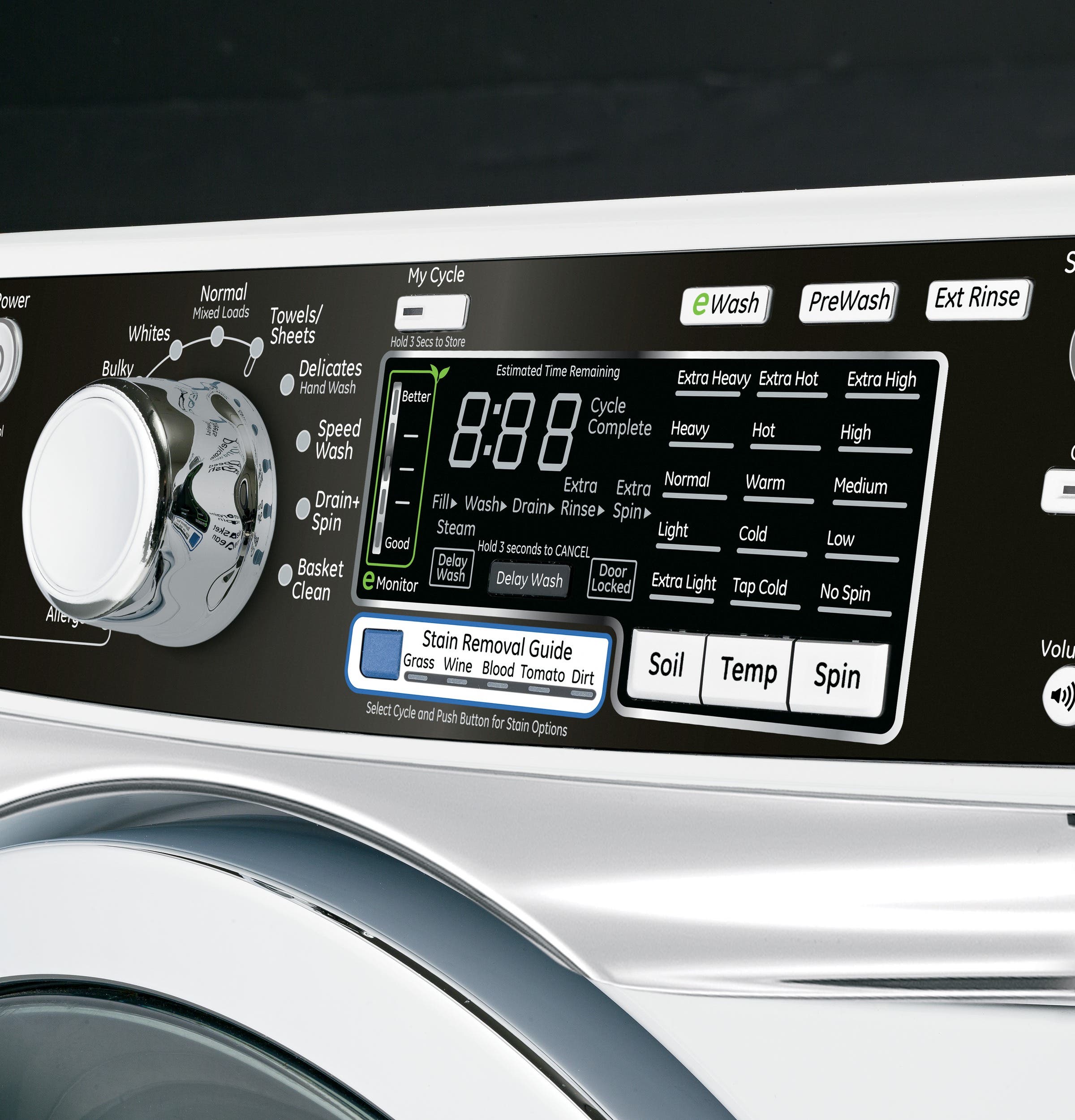 GE GFWS2600FWW White