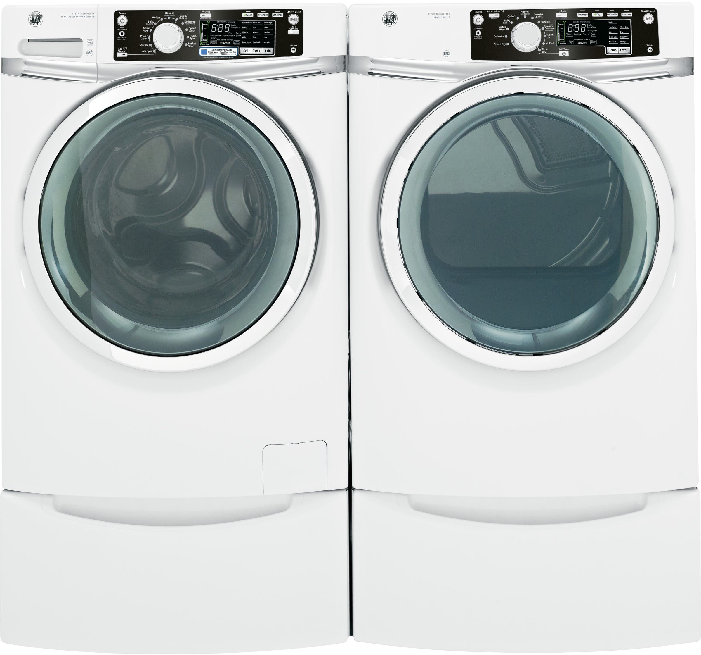 GE GFWS2600FWW White