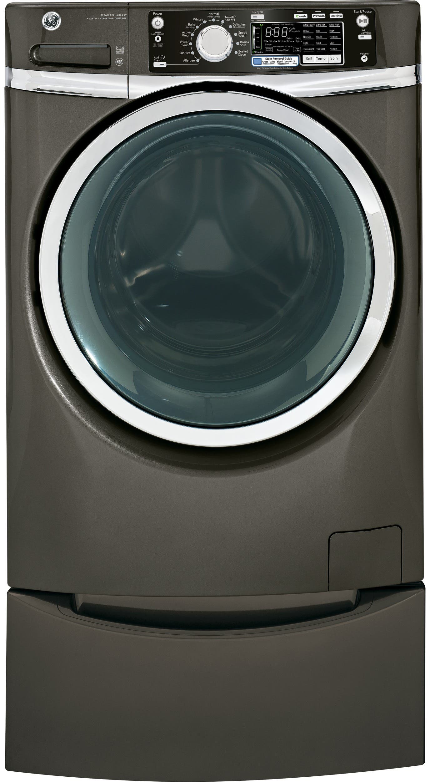 GE GFWS2605FMC Metallic