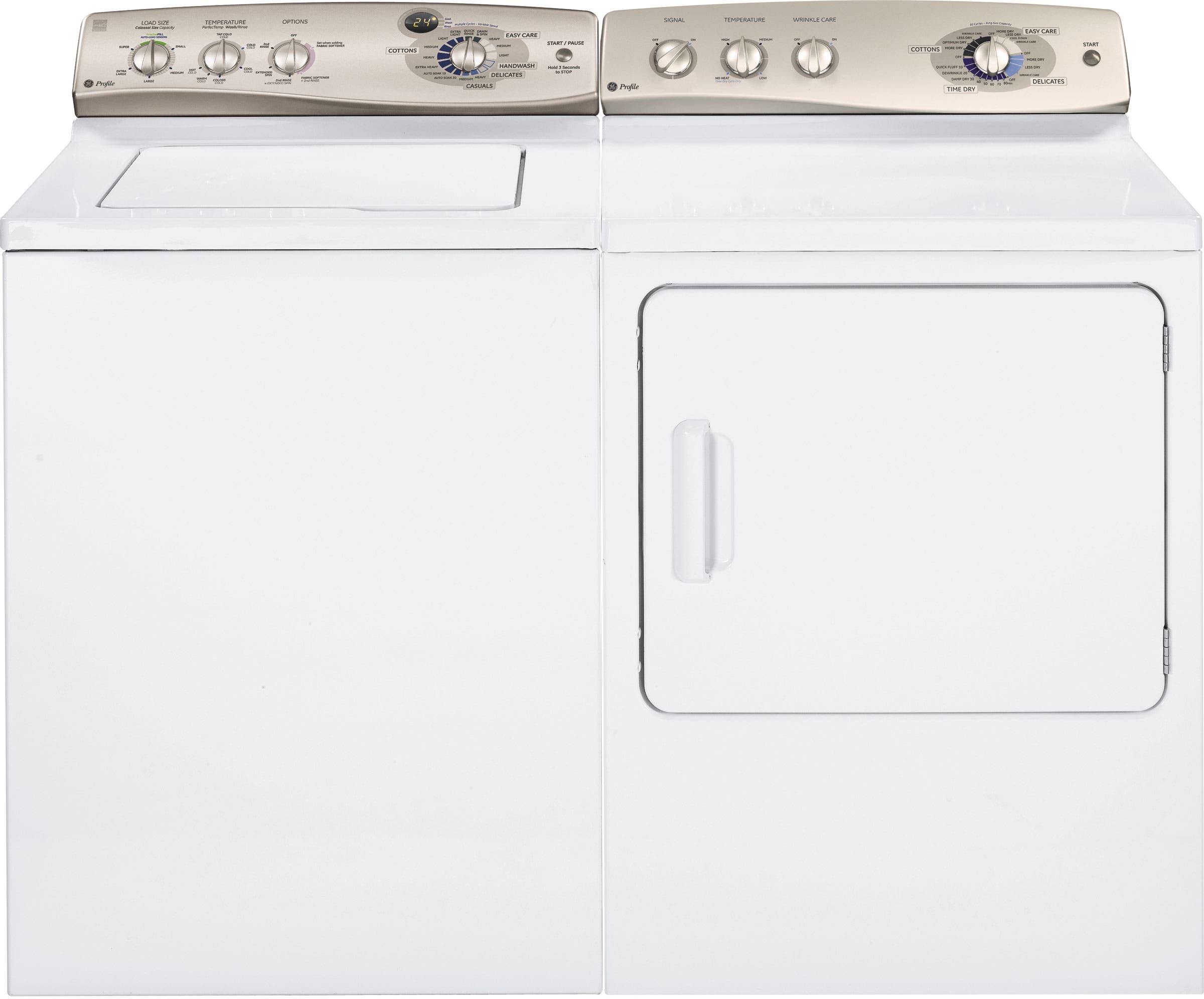 GE DPSR610GGWT White