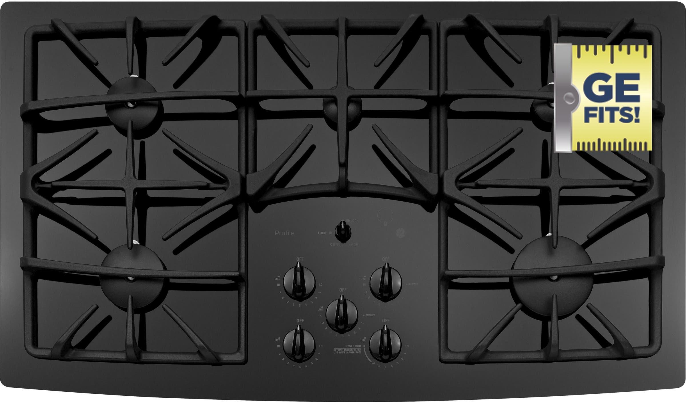 GE JGP970BEKBB Black