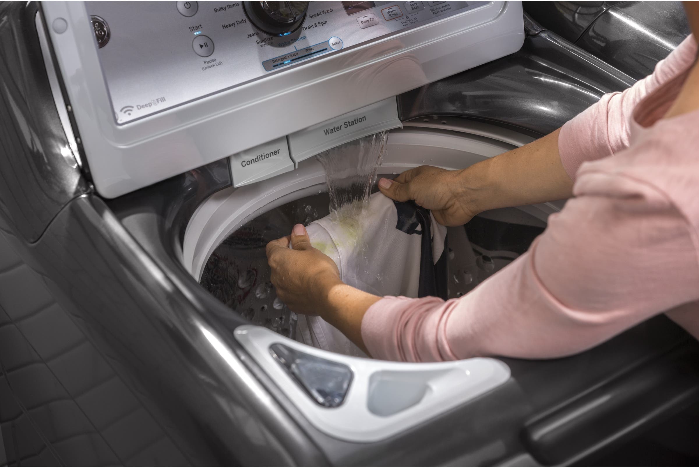 GE GTW750CPLDG Diamond Gray