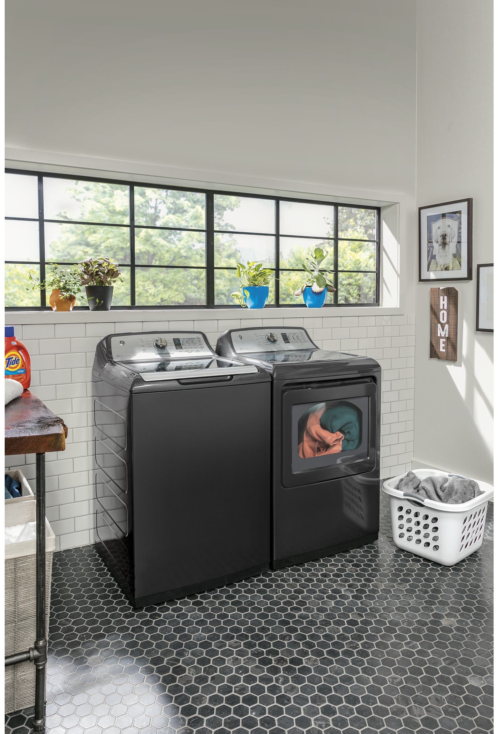 GE GTW750CPLDG Diamond Gray