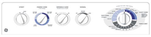 GE DRSR483EDWW White