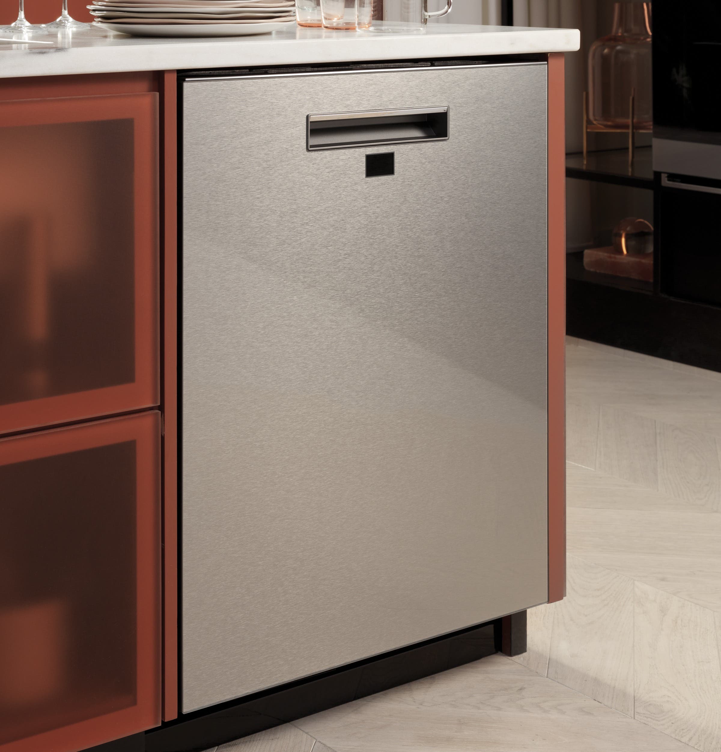 Cafe CDT855M5NS5 Platinum Glass