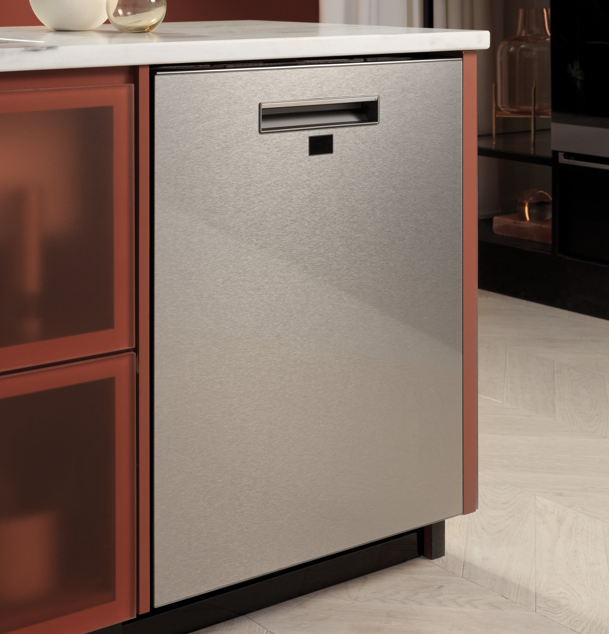 Cafe CDT855M5NS5 Platinum Glass