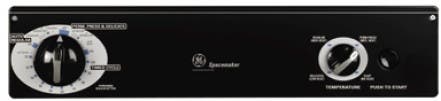 GE DSKS433EBWH White with Black Control Panel