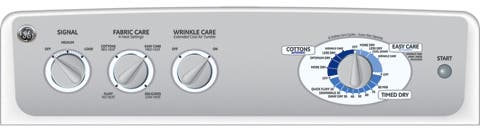 GE DSLVR48GHWW 27" Gas Dryer