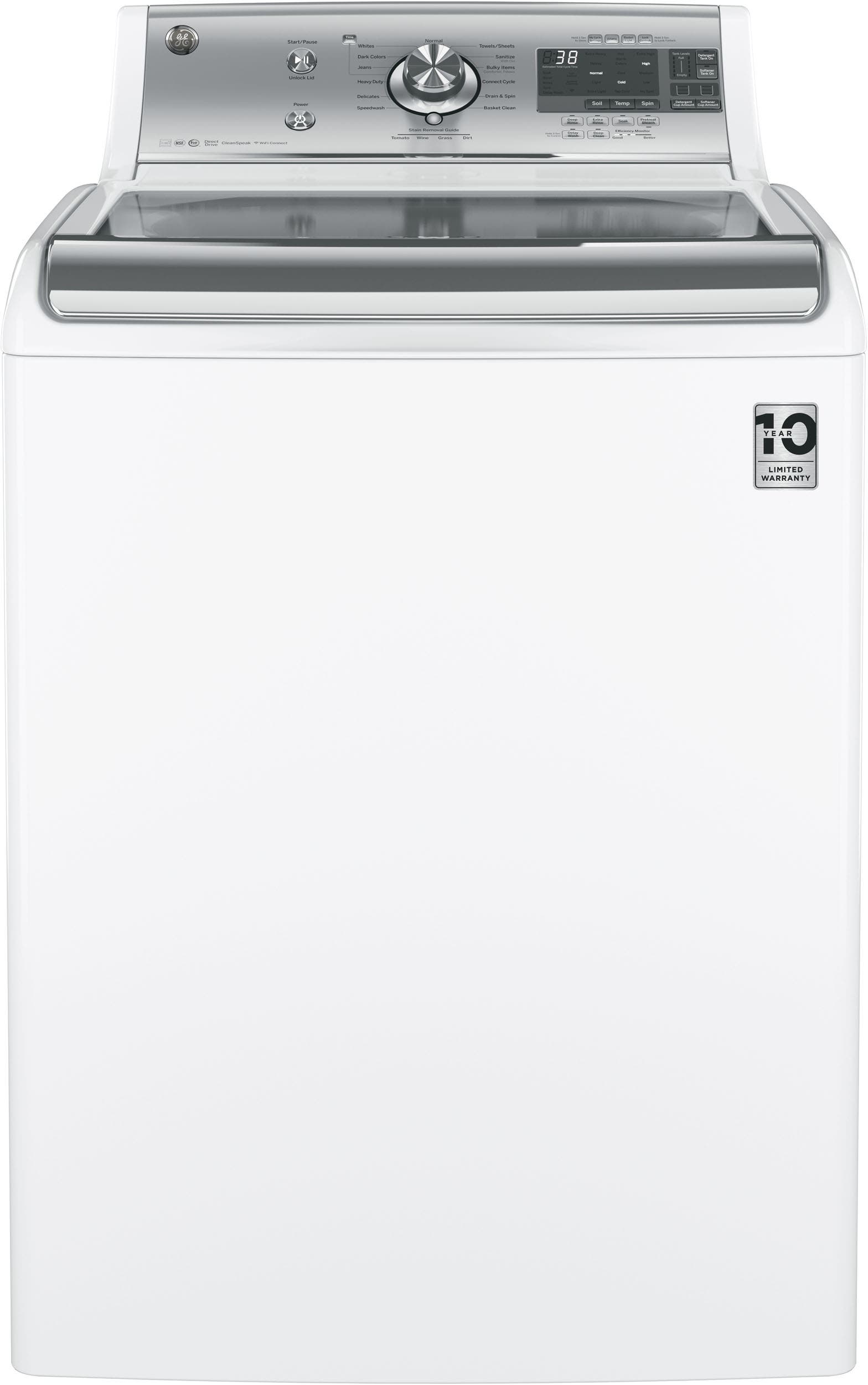 GE GTW860SSJWS White
