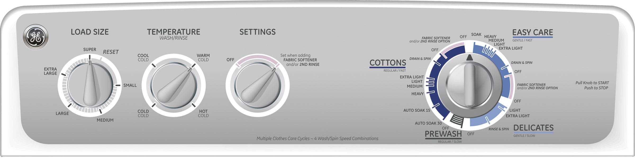 GE GTWN4000MWS White
