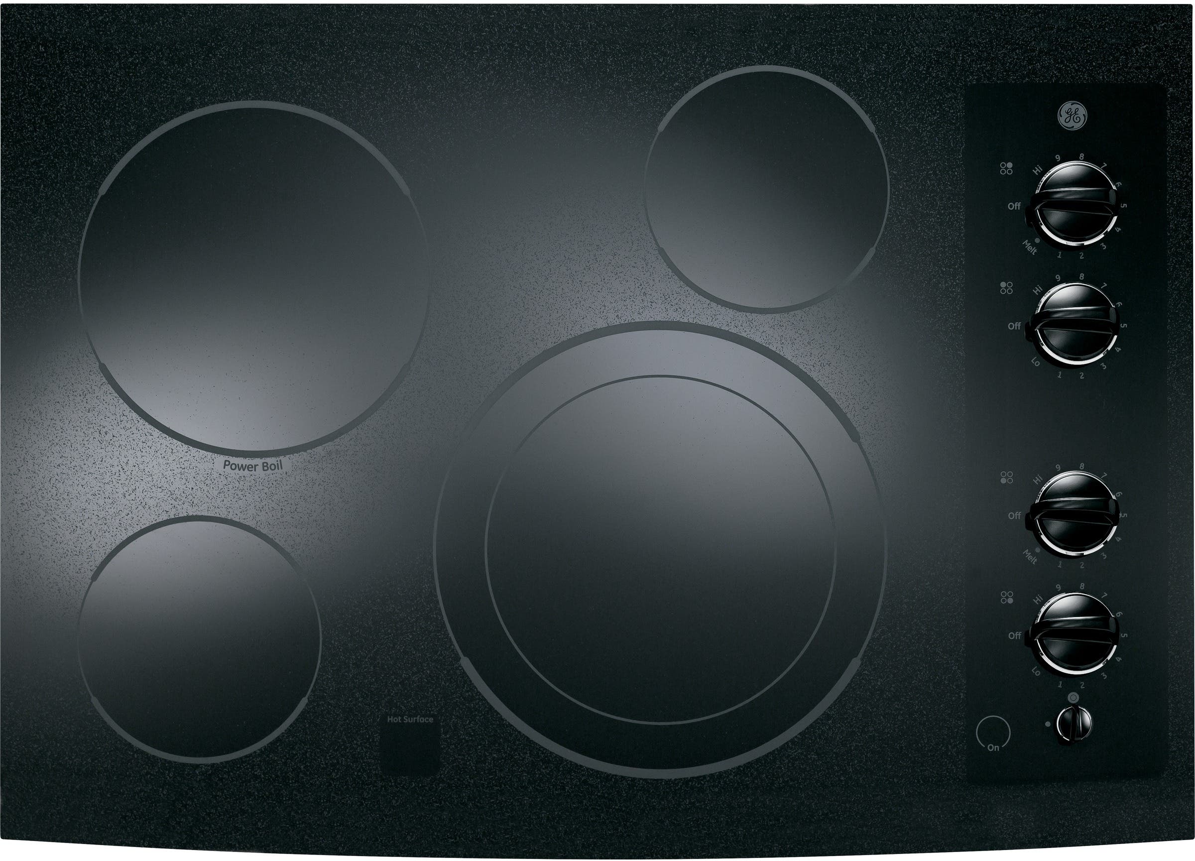 GE JP356BMBB Black Surface with Black Accents