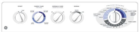 GE DWXR483EBWW White