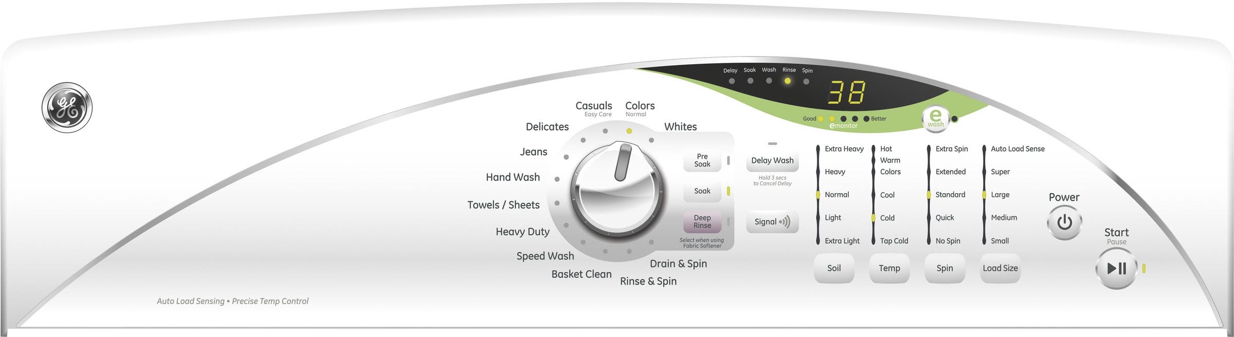 GE GTWN5450DWW 27" Top-Load Washer