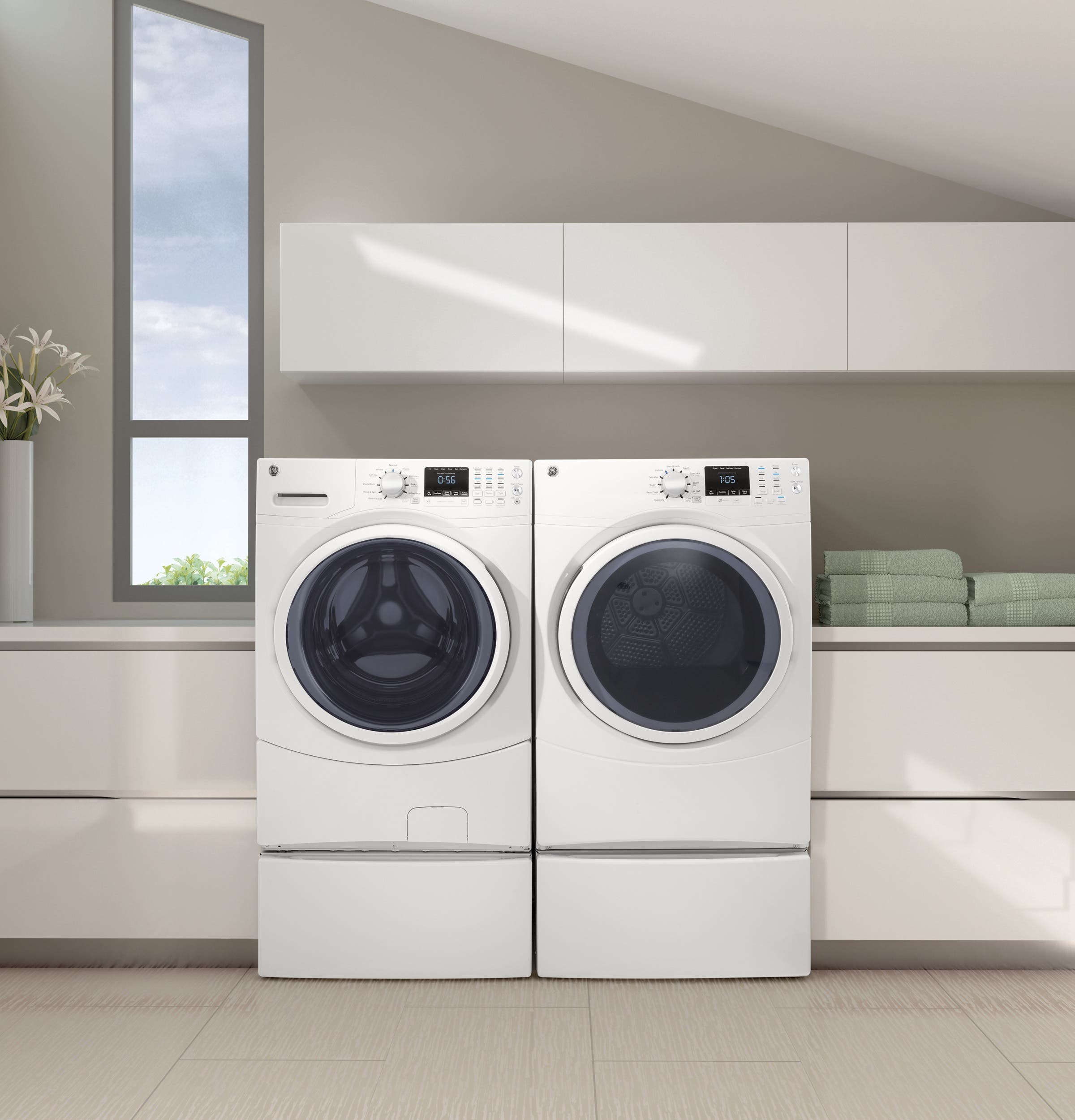 GE GFD43GSSMWW White