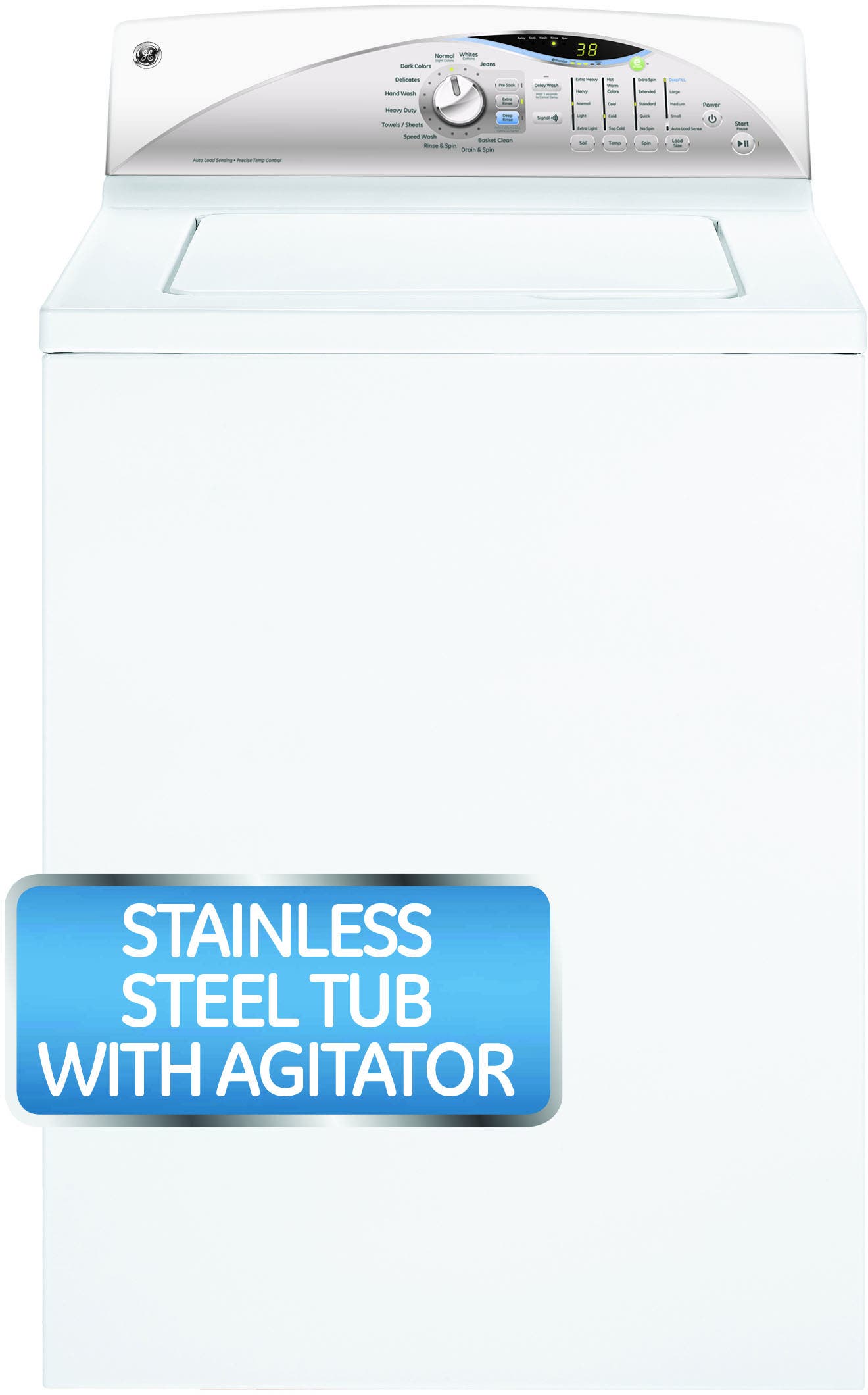 GE GTWN5650FWS 27" Top-Load Washer