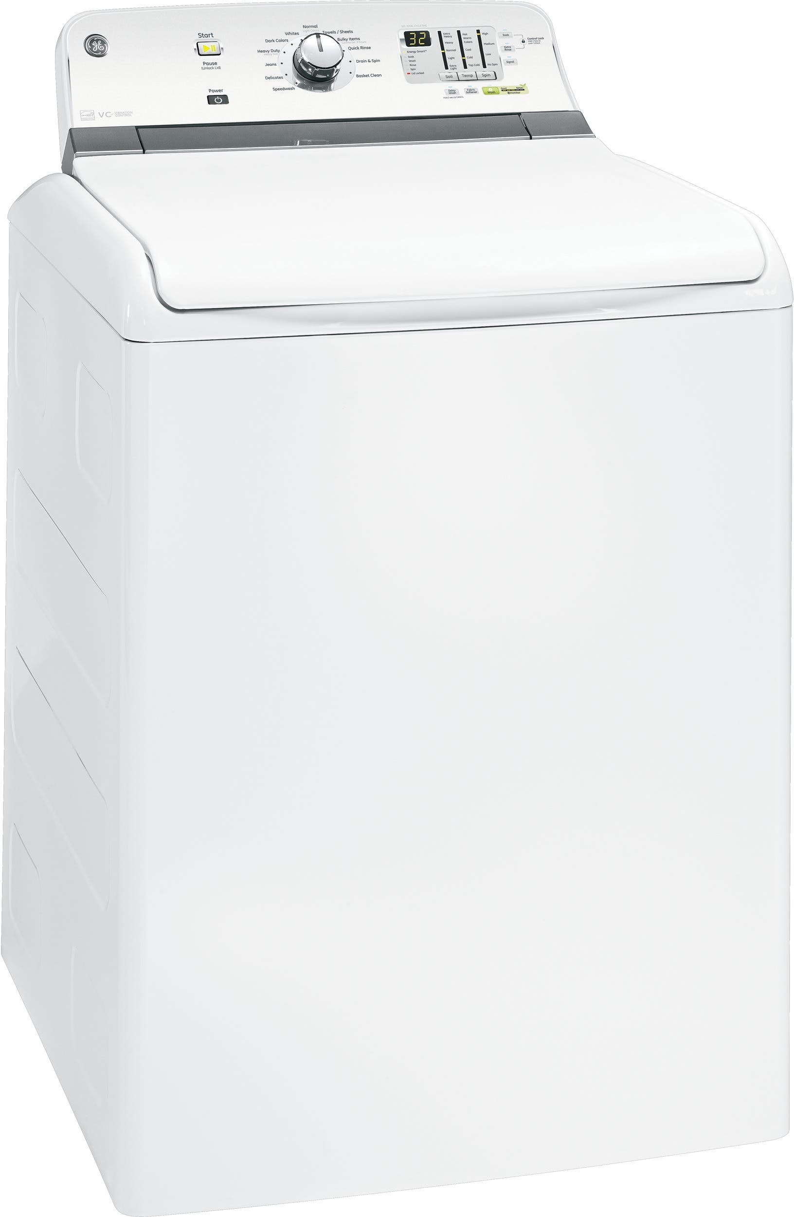 GE GTWN7450DWW White