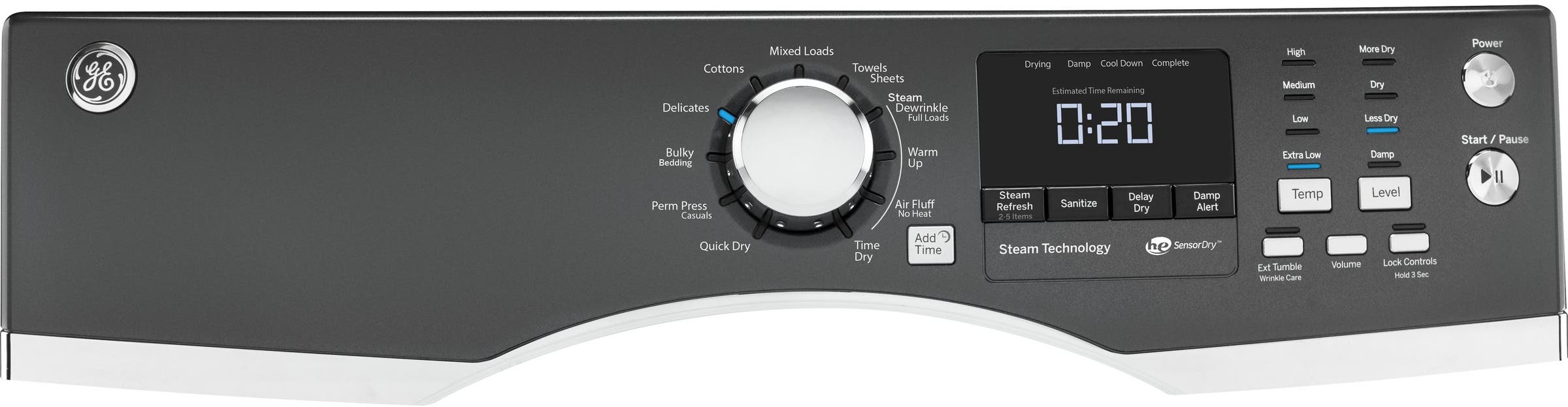 GE GFD45GSPKDG Gray