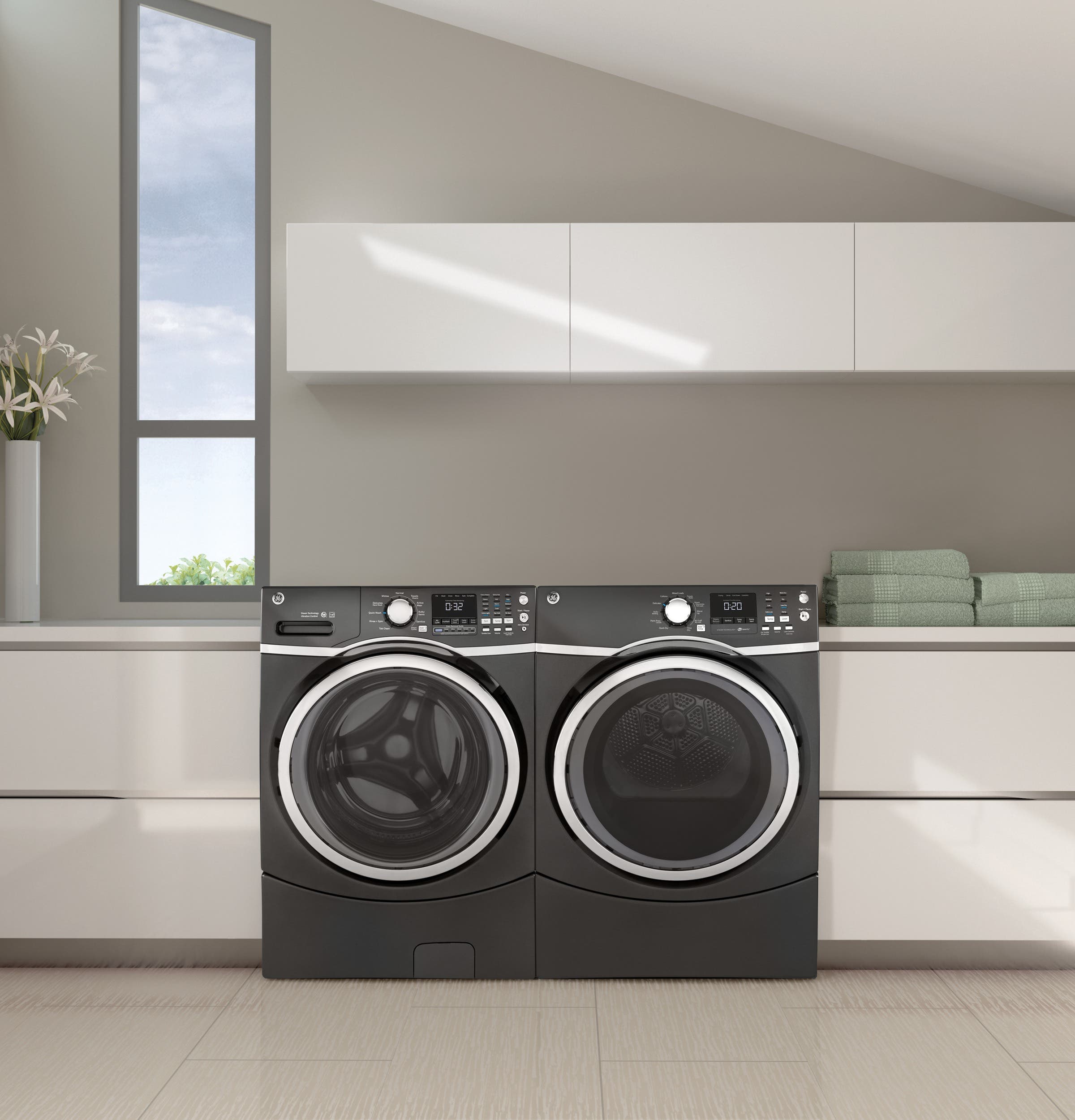 GE GFD45GSPKDG Gray