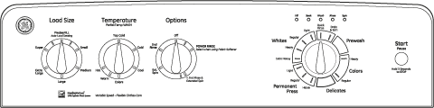GE GTWP2250DWW 27" Top-Load Washer