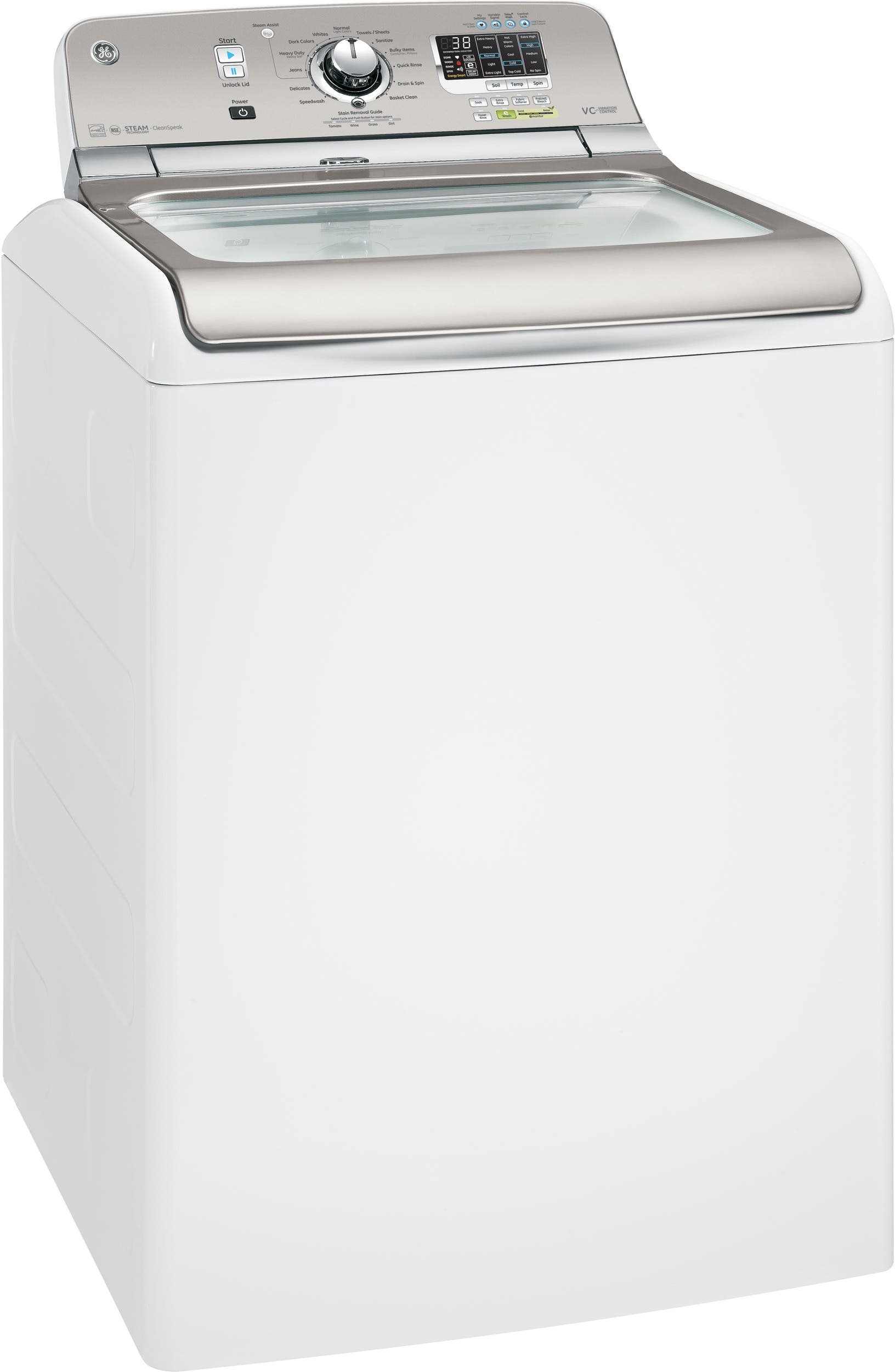 GE GTWS8350HWS White