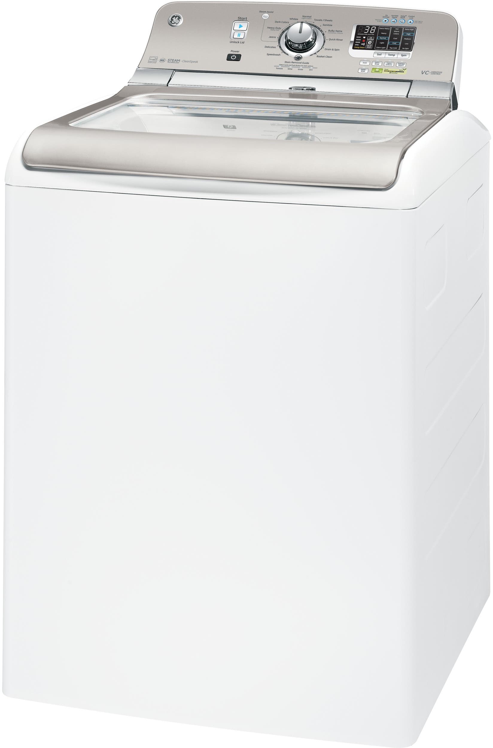 GE GTWS8350HWS White