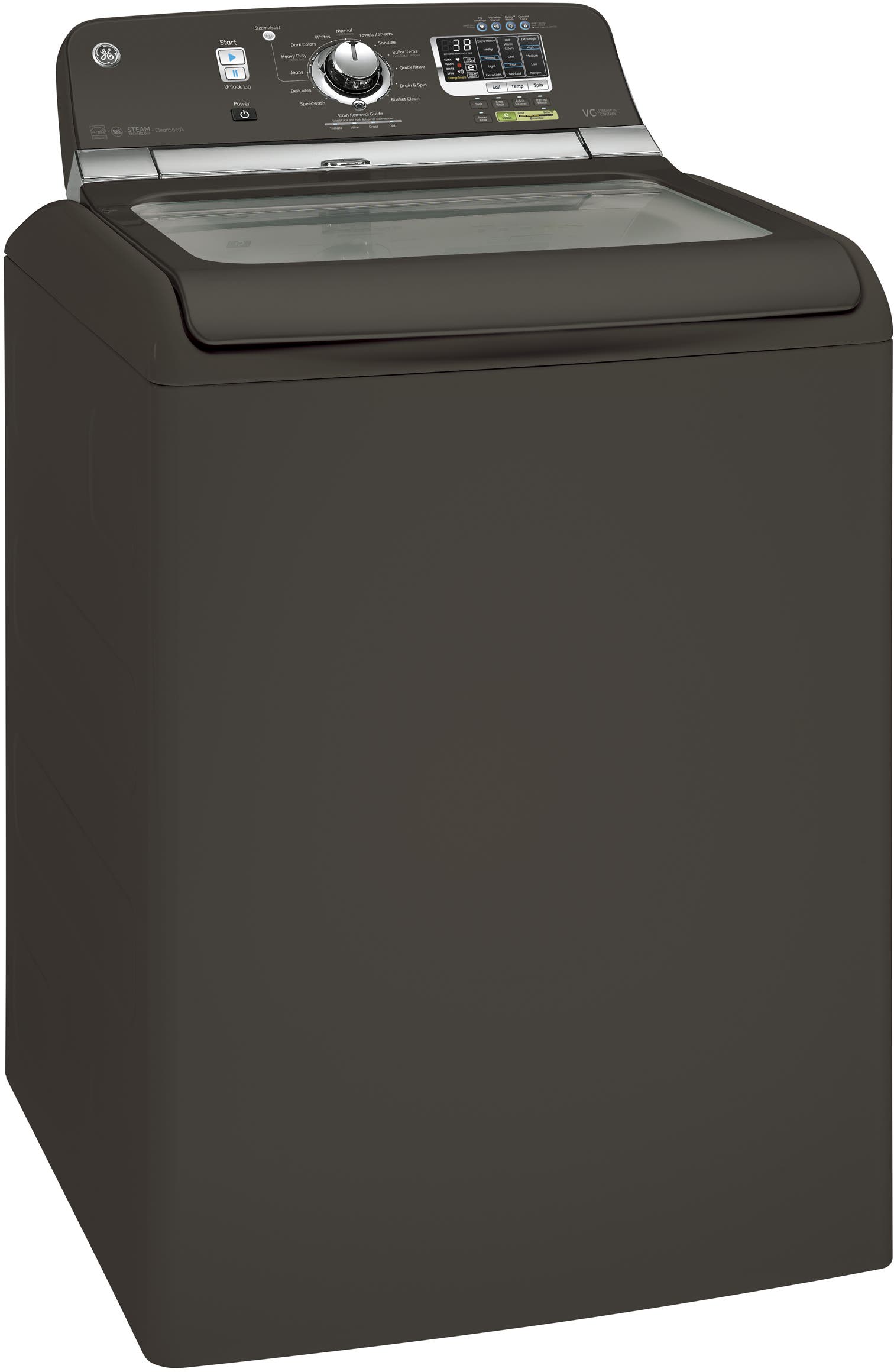 GE GTWS8355HMC Metallic