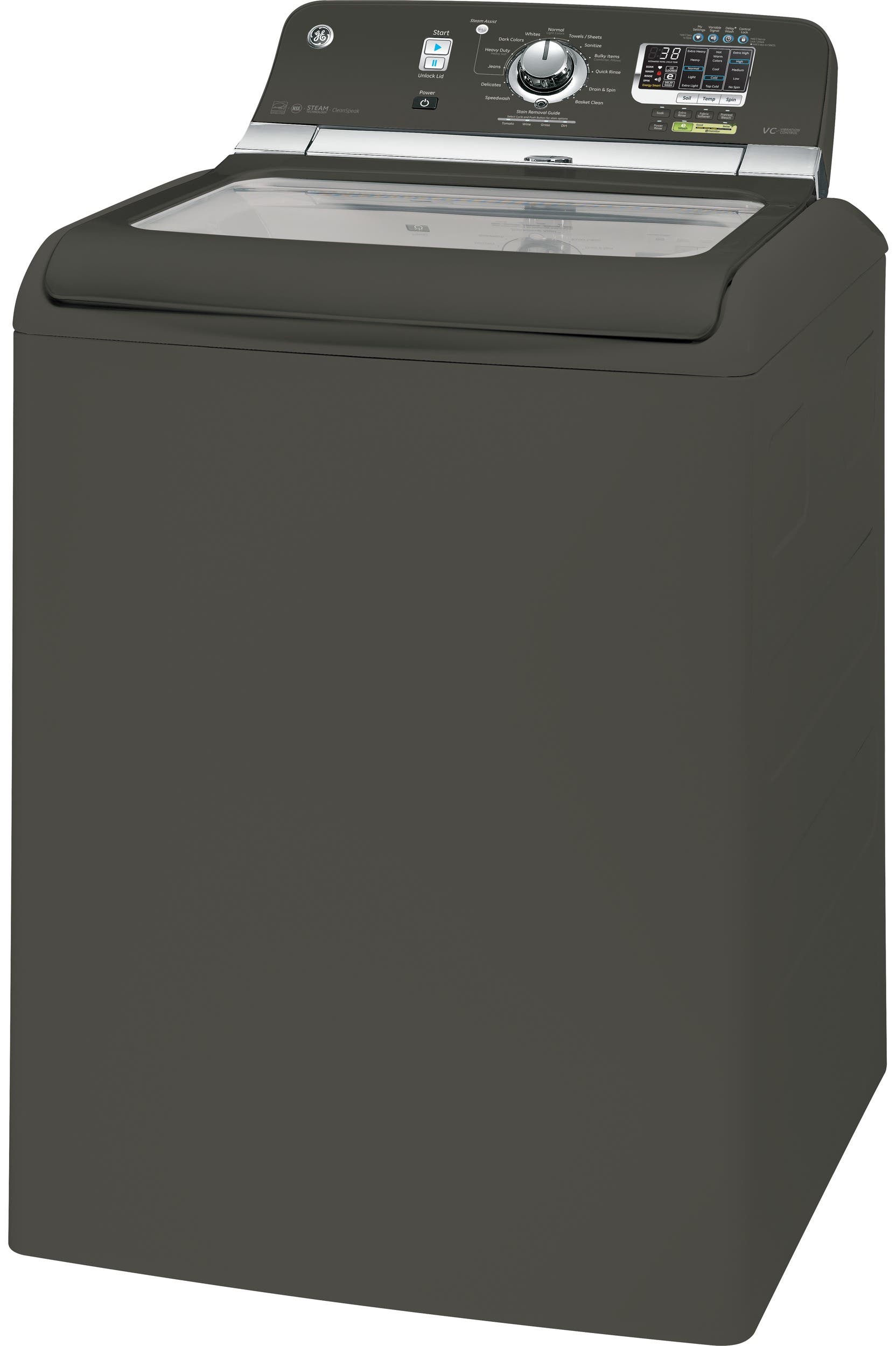 GE GTWS8355HMC Metallic