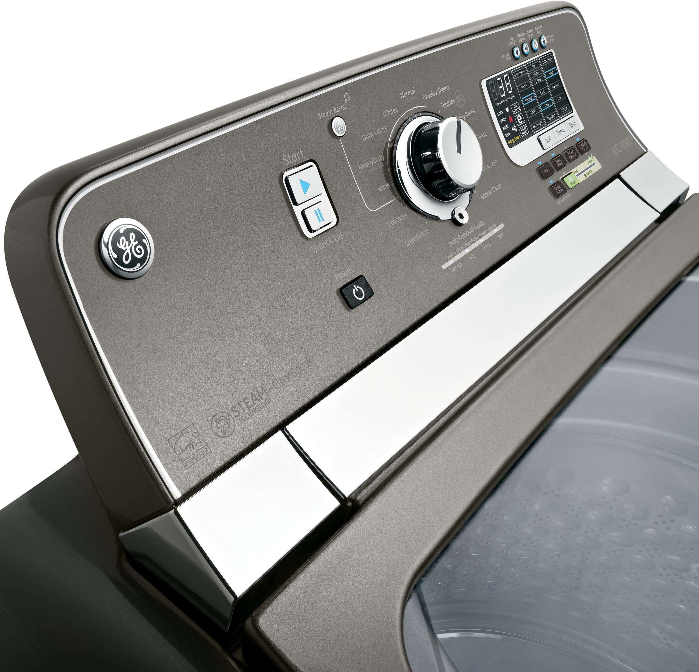 GE GTWS8455DMC 28" Top-Load Washer