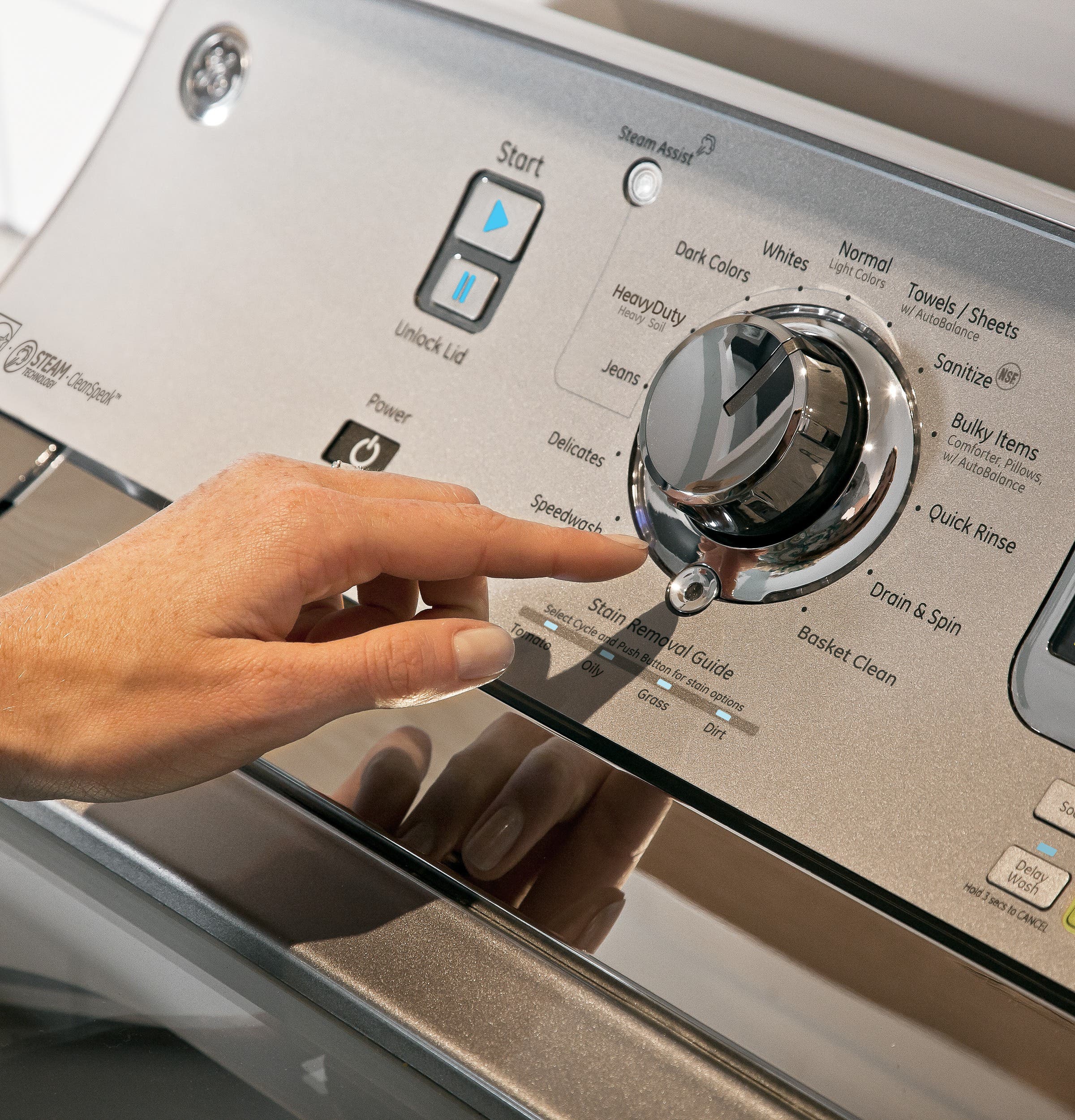 GE GTWS8455DMC 28" Top-Load Washer