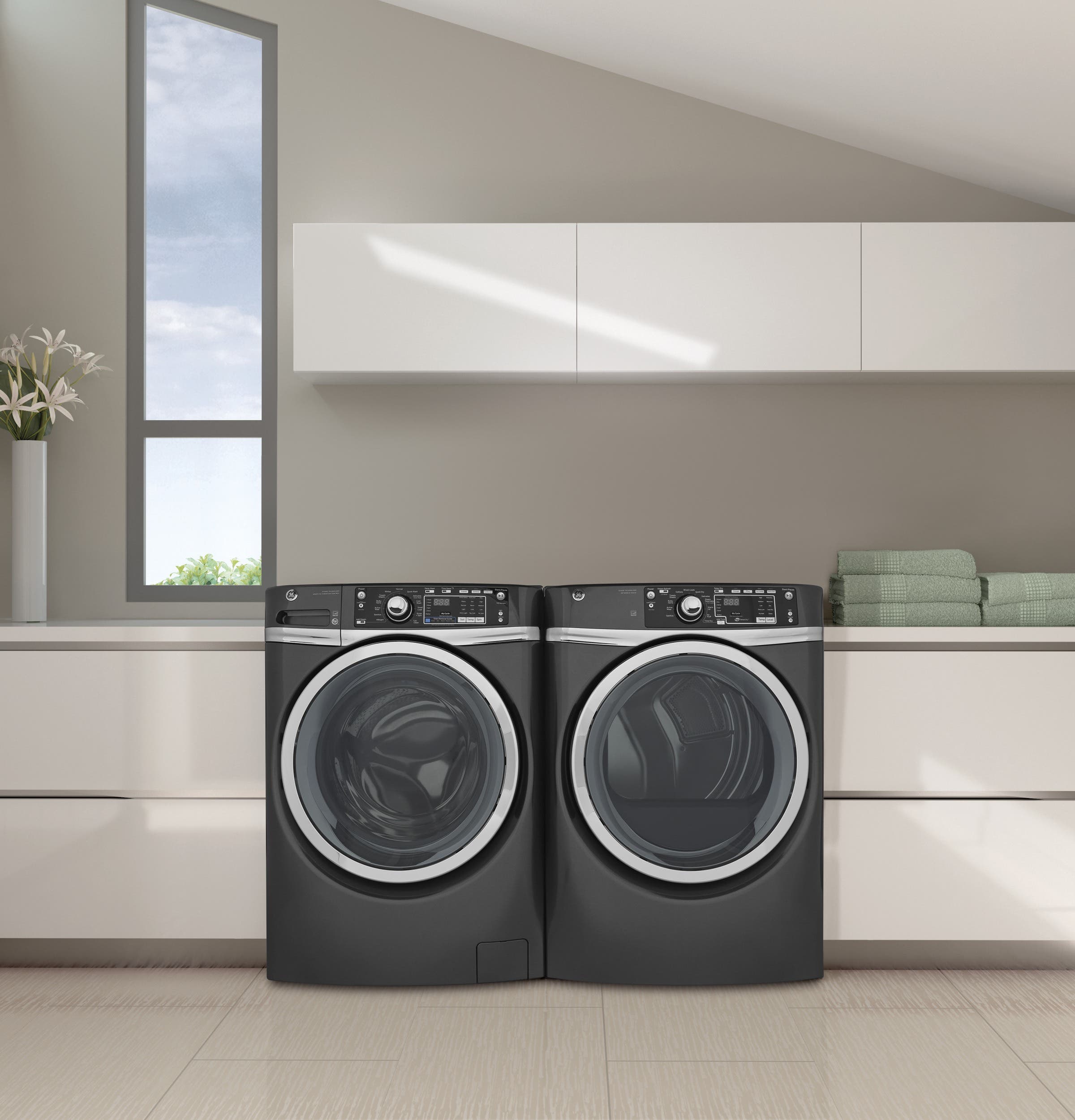 GE GFD48GSPKDG Diamond Gray