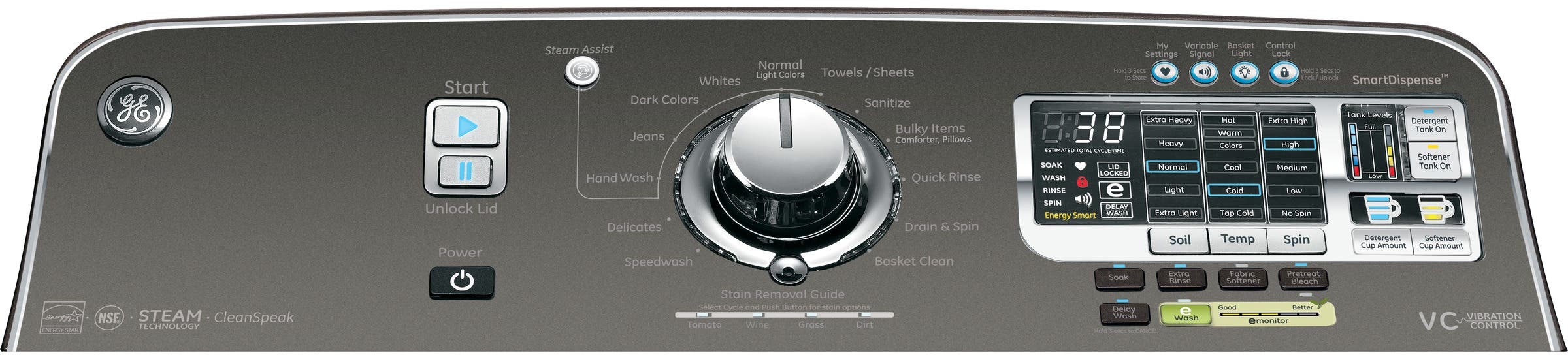 GE GTWS8655DMC 28" Top-Load Washer