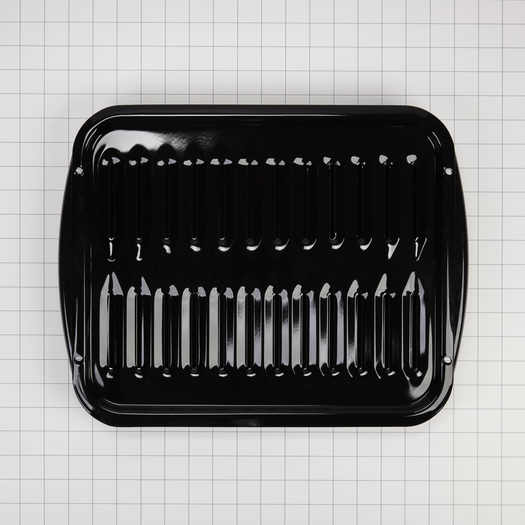 Whirlpool 4396923 All Porcelain Broiler Pan with Grid