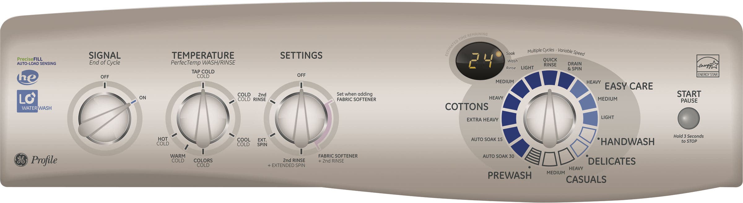 GE PTWN6050MWT White