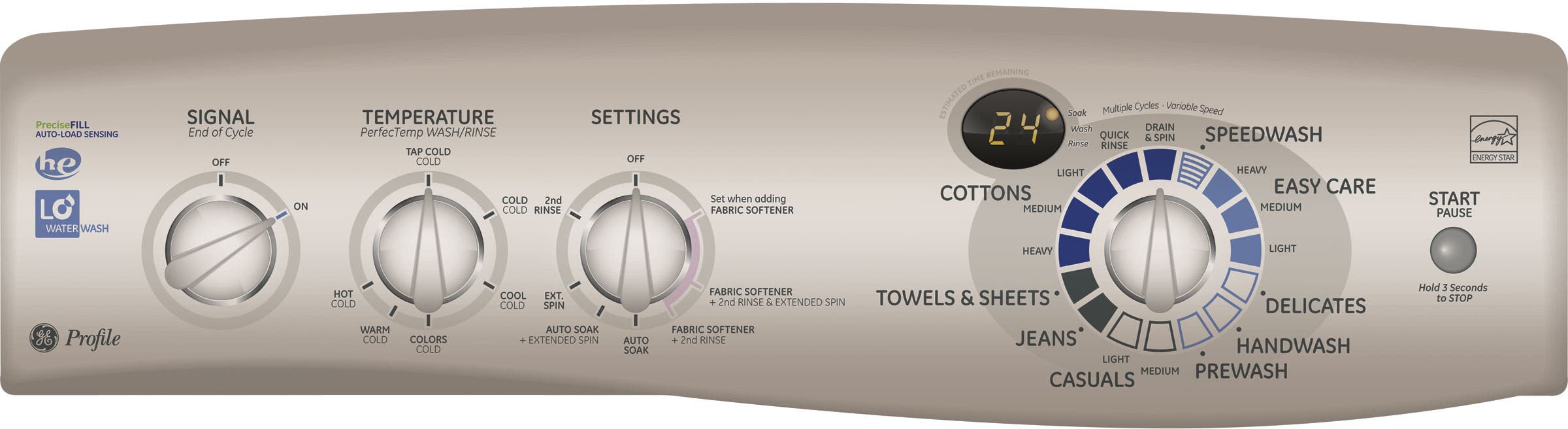 GE PTWN6250MWT White