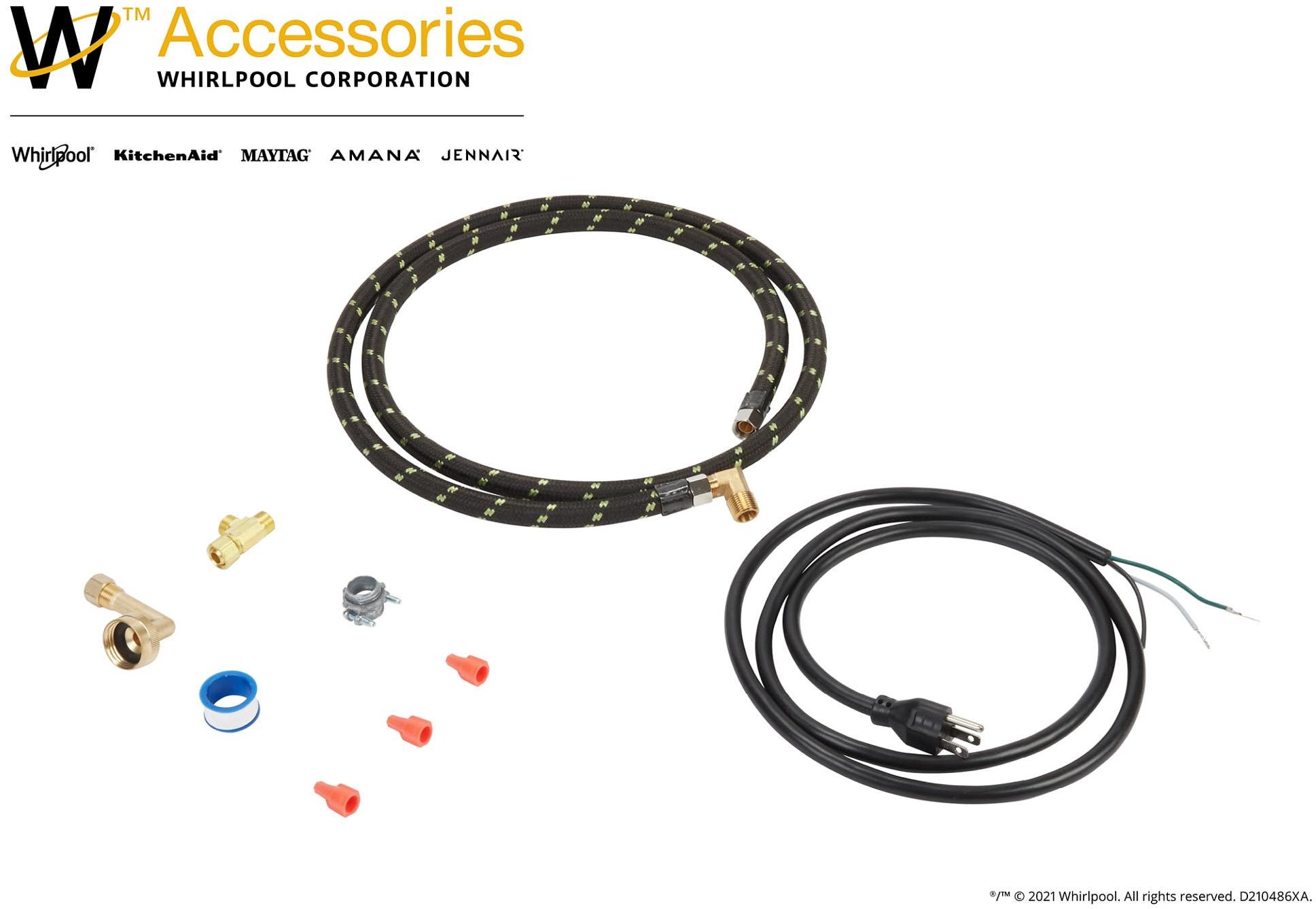 Whirlpool 8212488RC 6 ft. Dishwasher Hook Up Kit