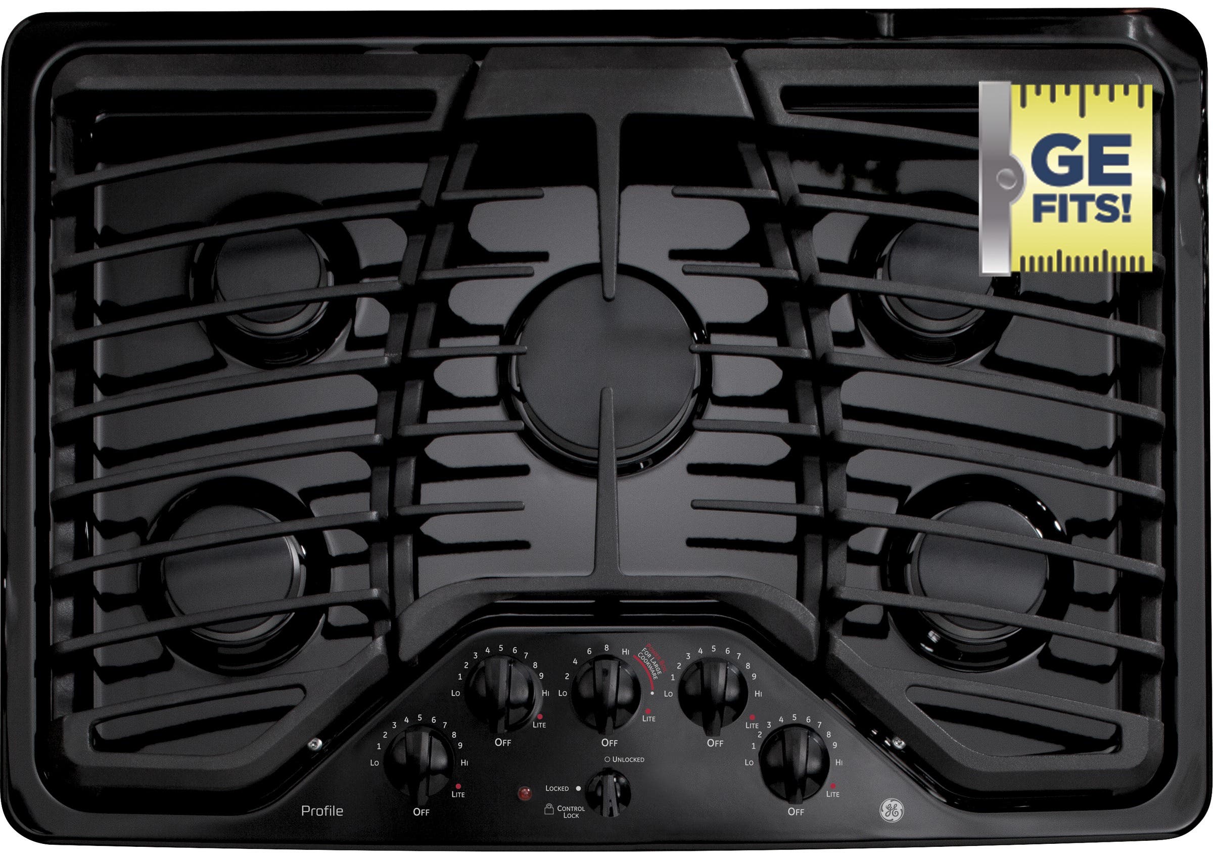 GE PGP953DETBB Black