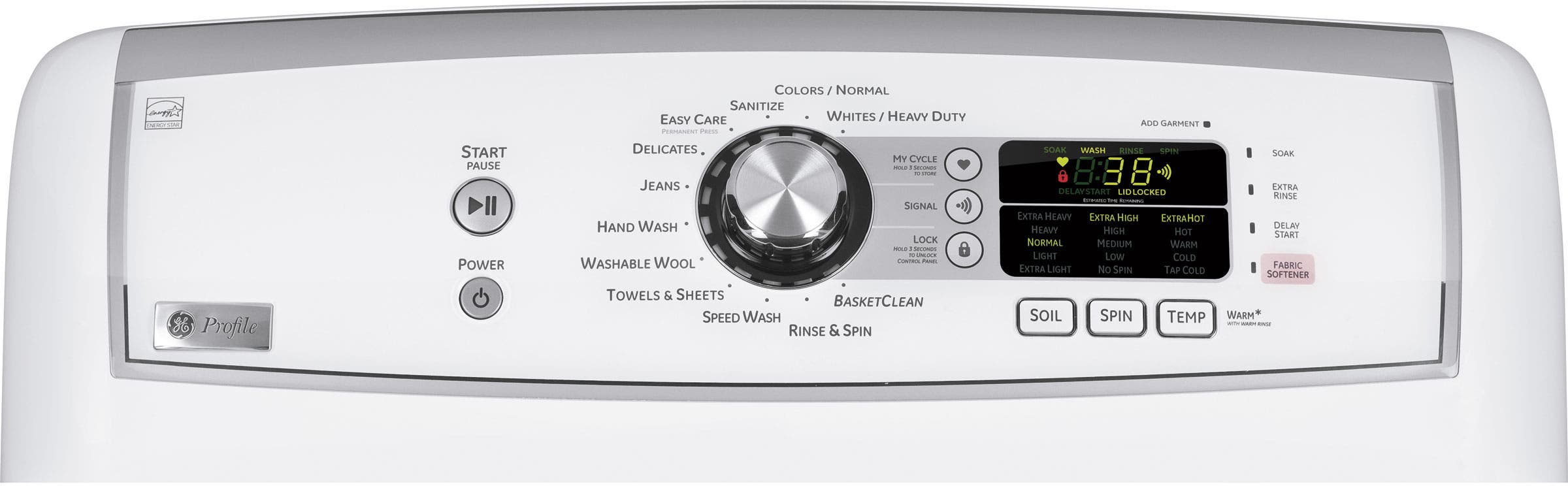 GE PTWN8050MWW White