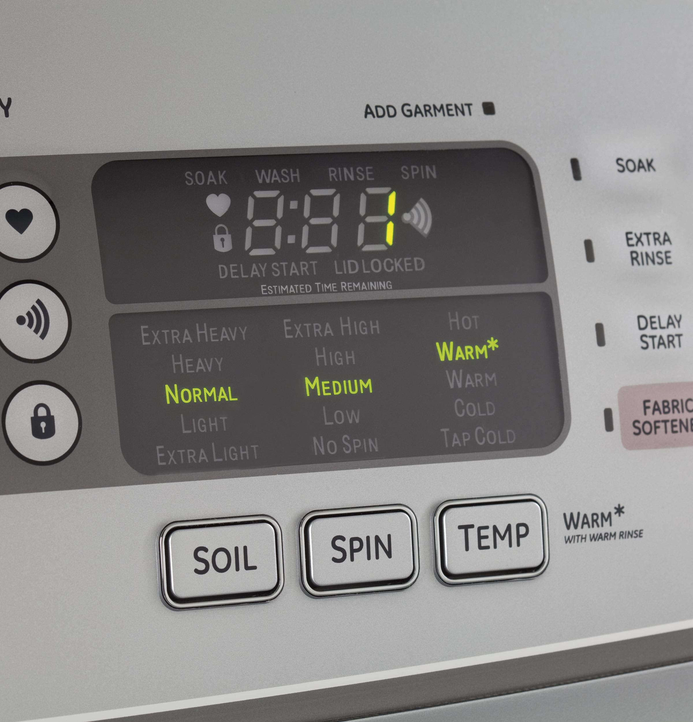 GE PTWN8055MMS Metallic Silver