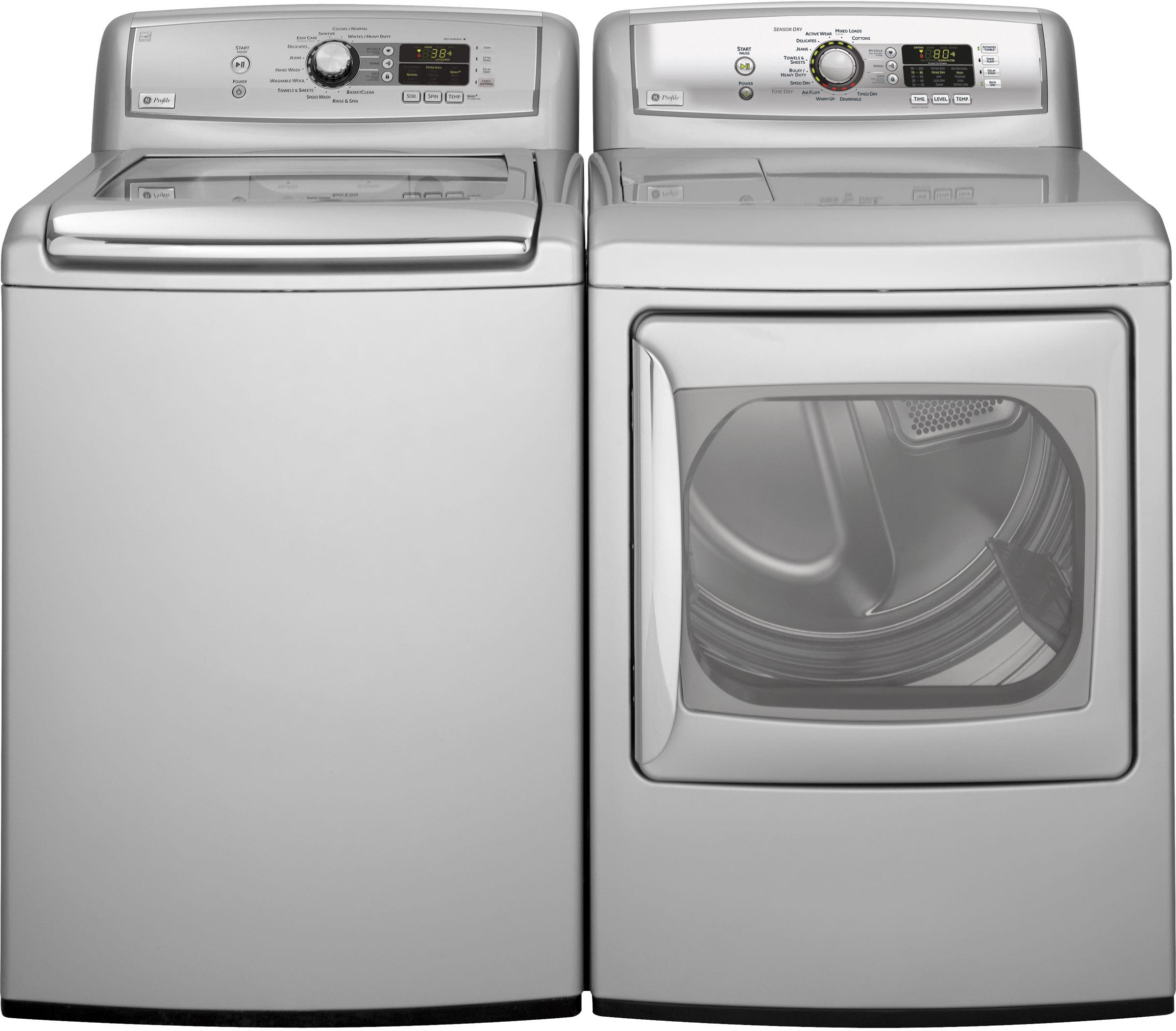 GE PTWN8055MMS Metallic Silver