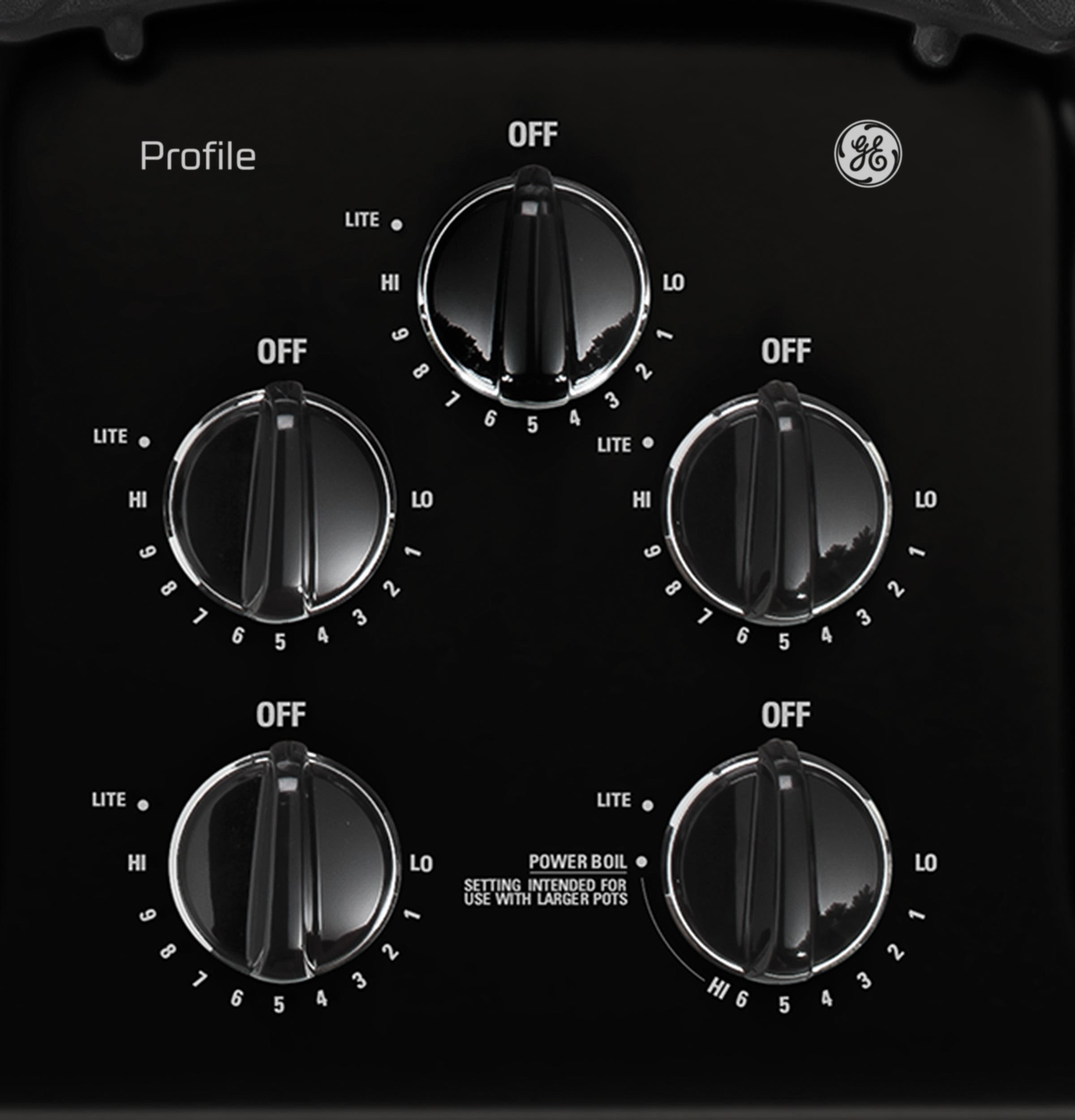 GE PGP966DETBB Black