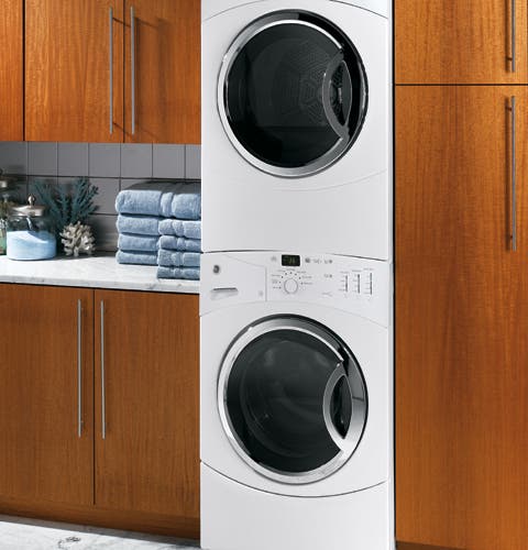 GE WBVH5100HWW 27" Front-Load Washer