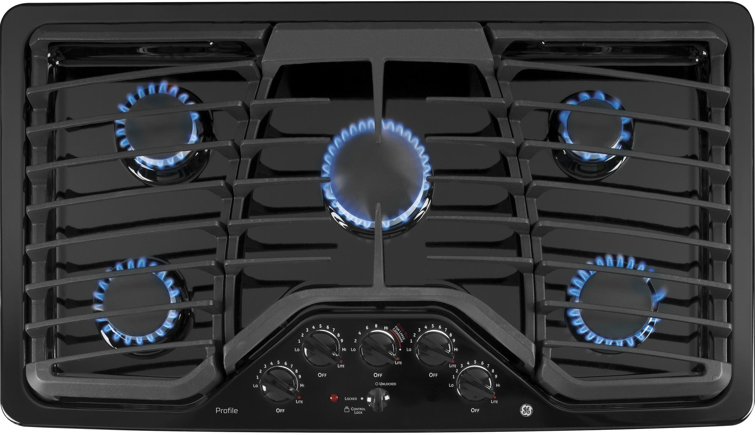 GE PGP976DETBB Black
