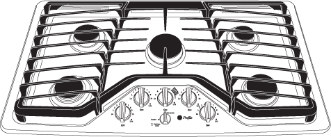 GE PGP976DETBB Black