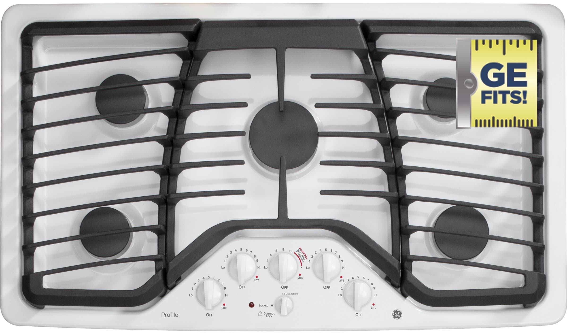 GE PGP976DETWW White