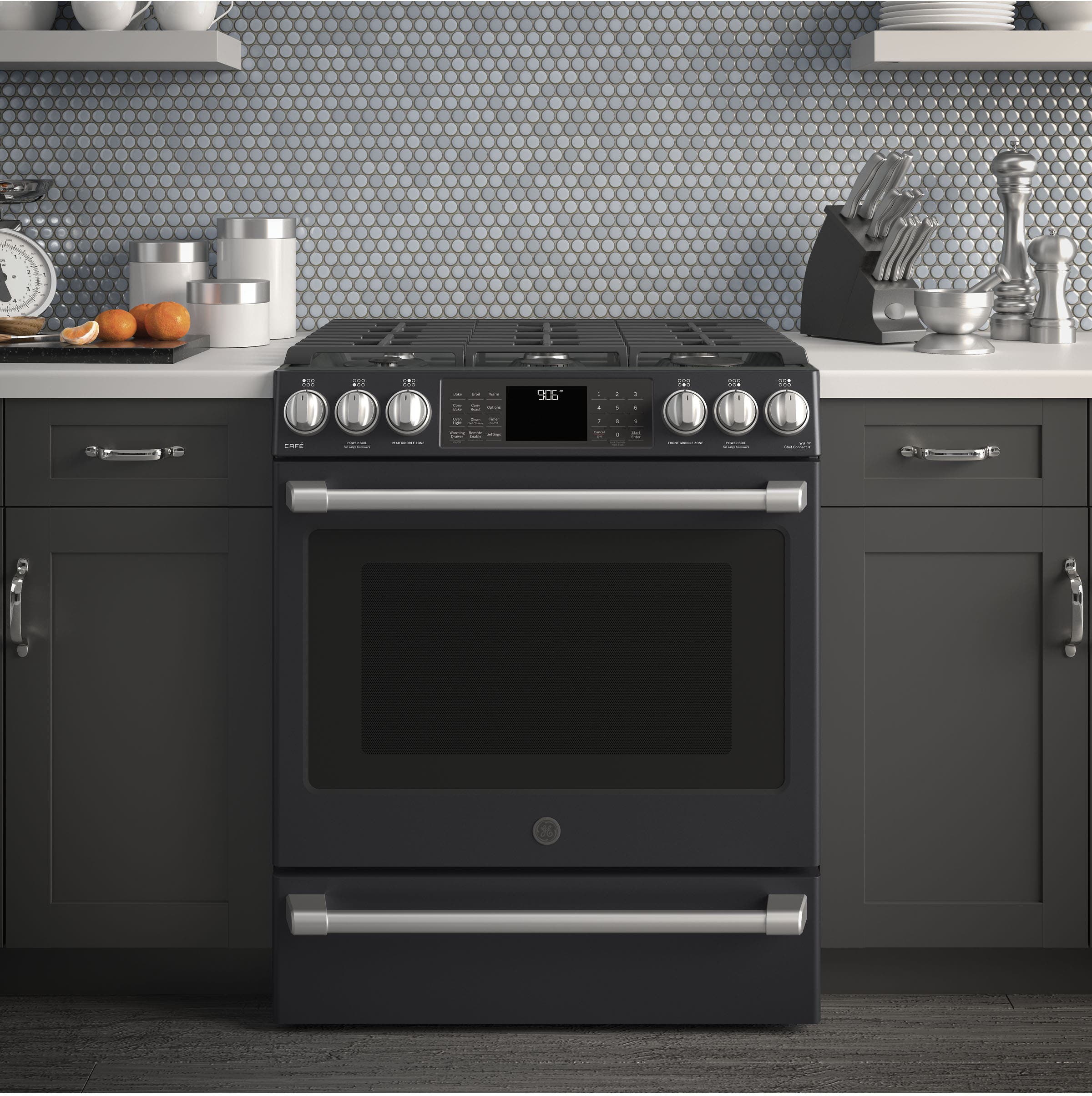Cafe CGS986EELDS Black Slate