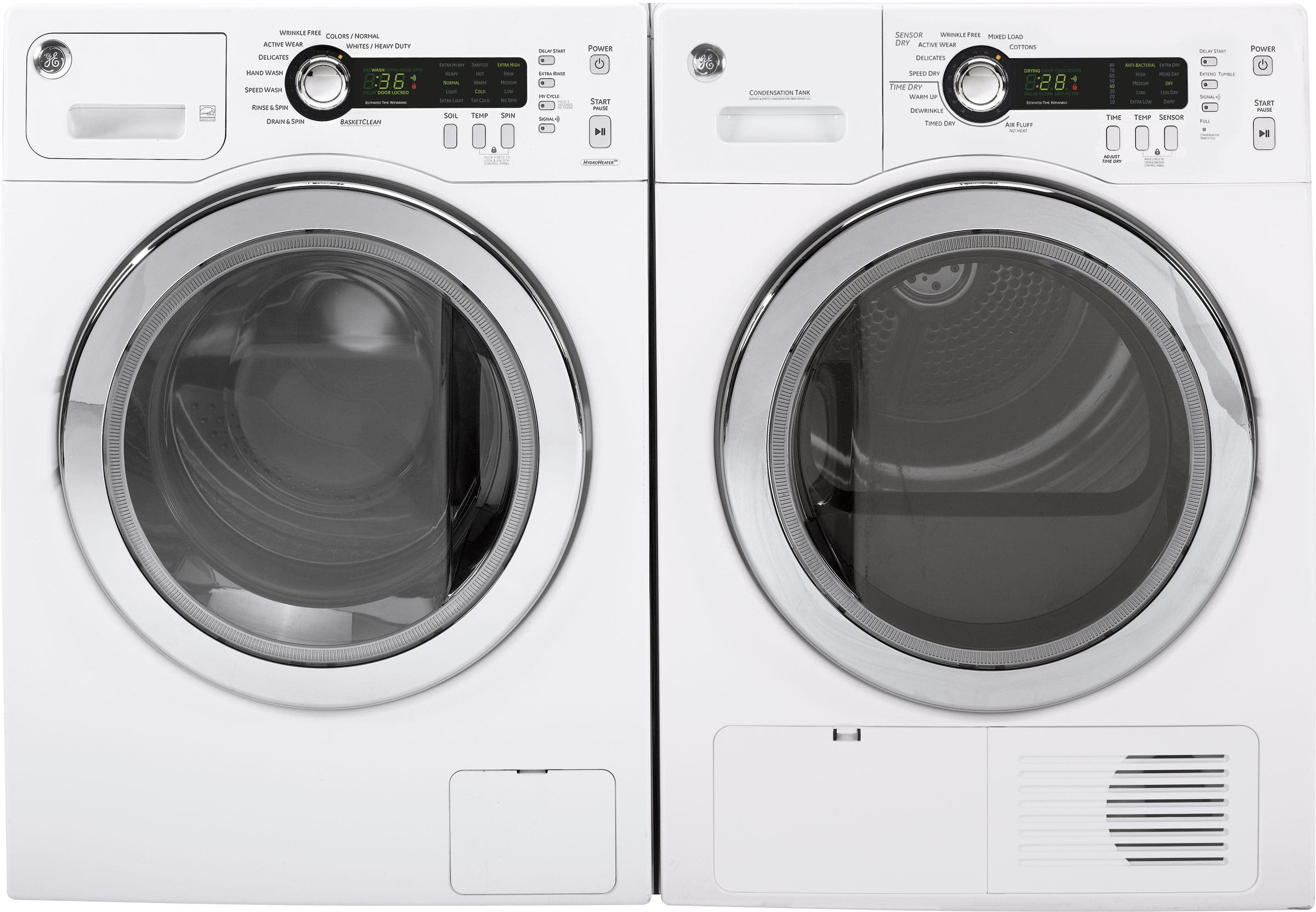 GE WCVH4800KWW White